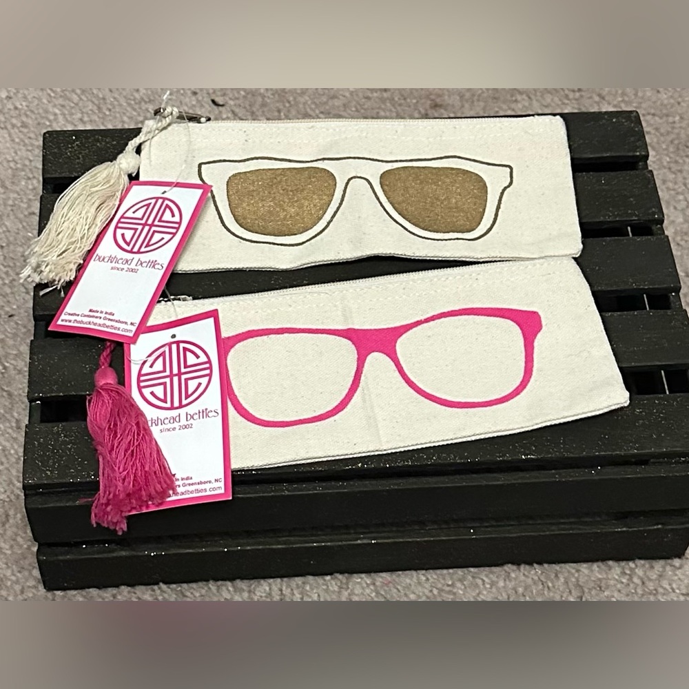 Buckhead Betties Sunglasses Canvas Pouches